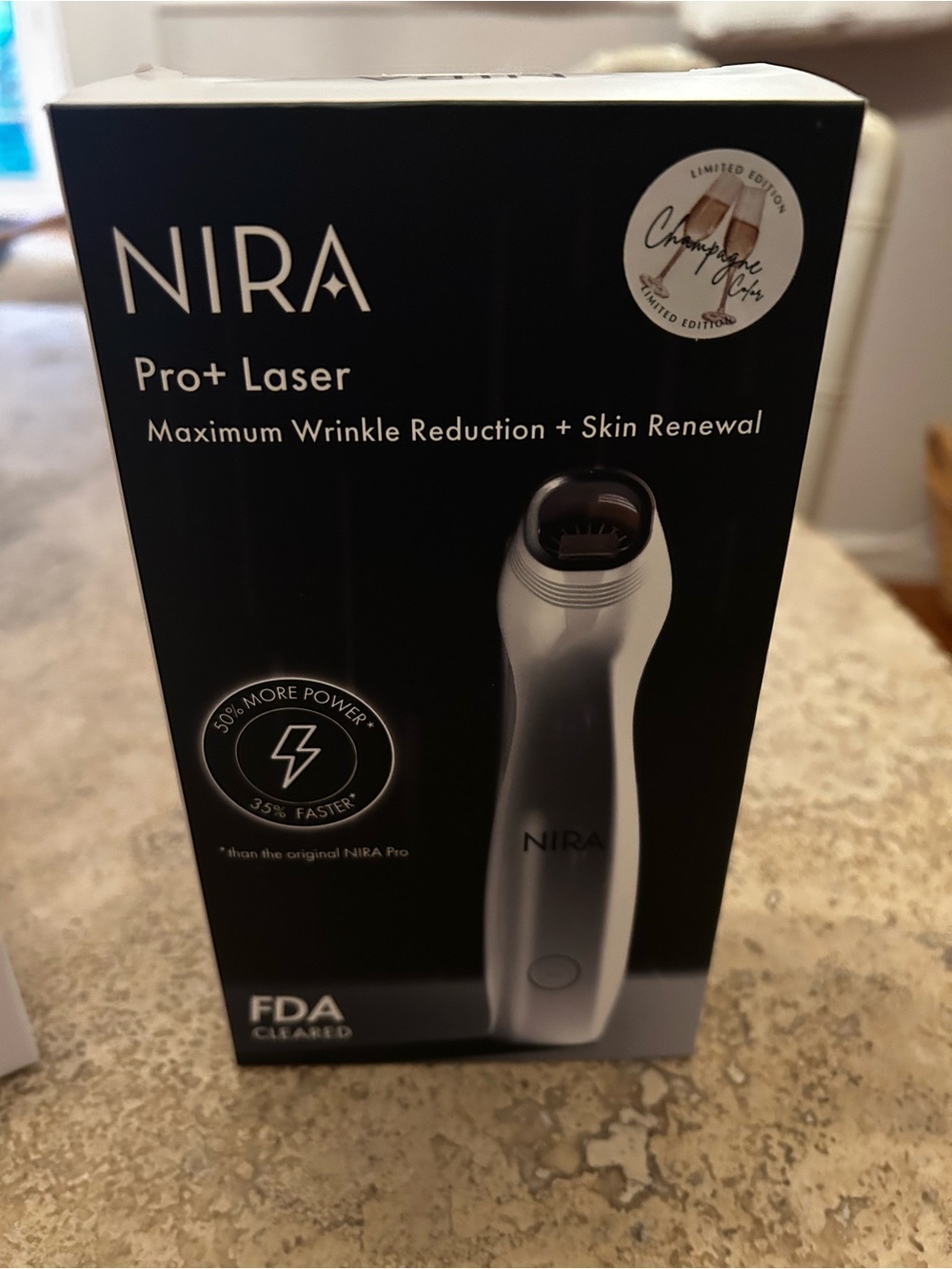 Pro+ Laser Wrinkle Reduction Device — rare Champagne color - Gently Used